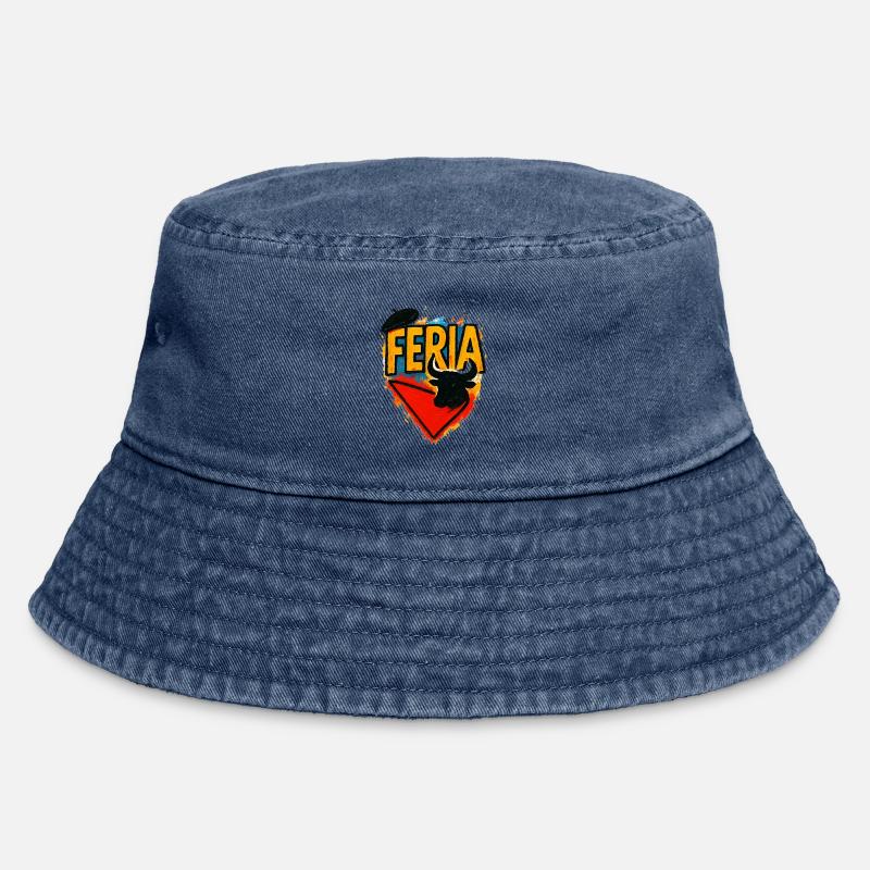 Féria - Pays Basque - Bob vintage - vintage bleu jeans