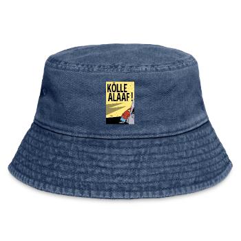 Köln Karneval Alaaf Cartoon - Vintage Bucket Hat - Vintage Denim - Vorne