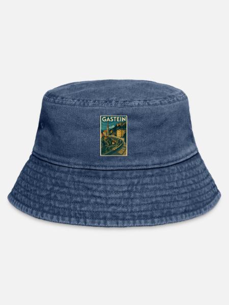 Bad Gastein - Vintage Bucket Hat - Vintage Denim