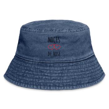 Noces de Rose 17 ans de mariage - Bob vintage - vintage bleu jeans - Devant