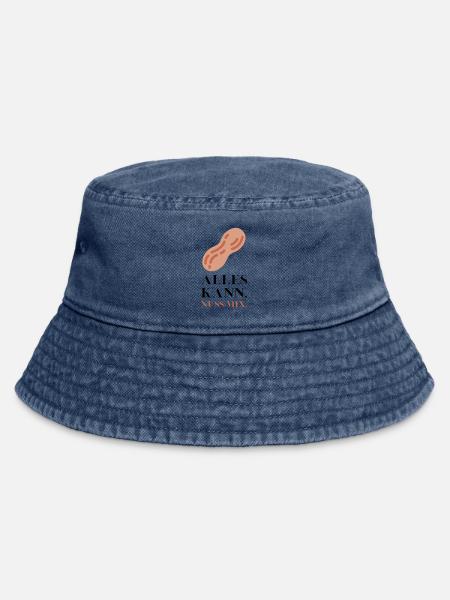 Alles kann Nuss Mix - Vintage Bucket Hat - Vintage Denim