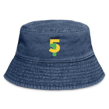 Marl - Vintage Bucket Hat - vintage denim - Front
