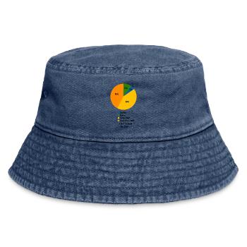 Vie de tennis Circuit de cour en forme de graphique circulaire - Bob vintage - vintage bleu jeans - Devant