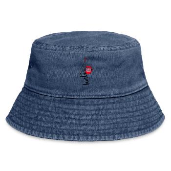 halt dein maul - Vintage Bucket Hat - Vintage Denim - Vorne
