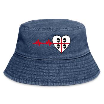 4 Mori Maskierte Puls - Vintage Bucket Hat - Vintage Denim - Vorne