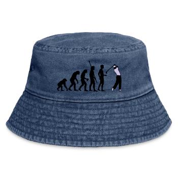 evolution_golf_b_2c - Vintage Bucket Hat - Vintage Denim - Vorne
