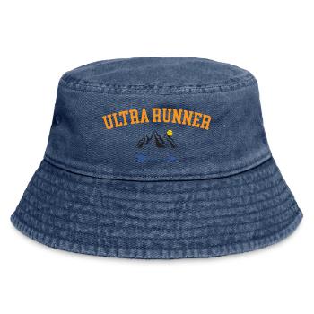Ultra Runner - Vintage Bucket Hat - vintage denim - Front