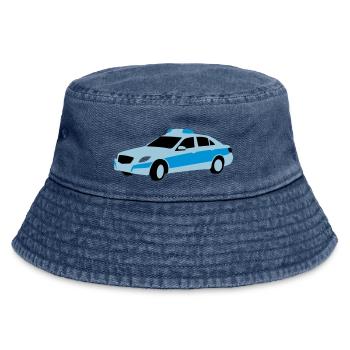 polizei - Vintage Bucket Hat - Vintage Denim - Vorne