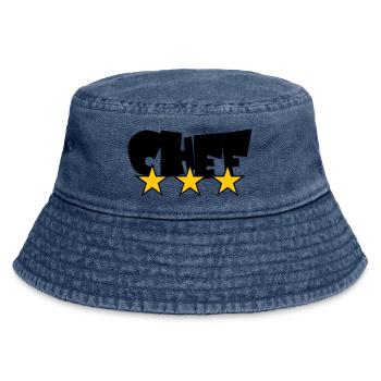 Chef Étoilé : Design 3 Étoiles Gastronomie - Bob vintage - vintage bleu jeans - Devant