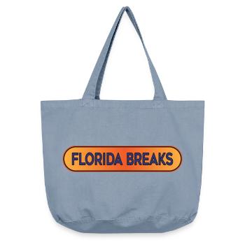 Florida Breaks – Funky Hip-Hop Beats und Breaks - Vintage-Washed Shopper - vintage light blue - Vorne