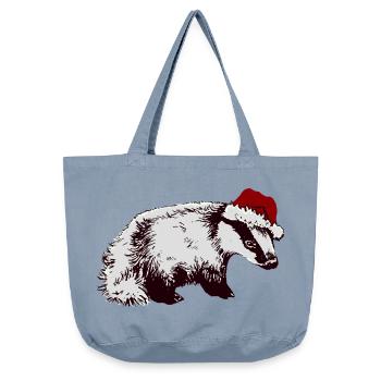 BLAIREAU DE NOËL - Sac cabas vintage délavé - vintage light blue - Devant
