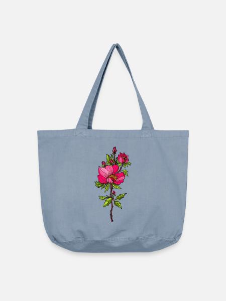 Rote Rosen - Vintage-Washed Shopper - vintage light blue