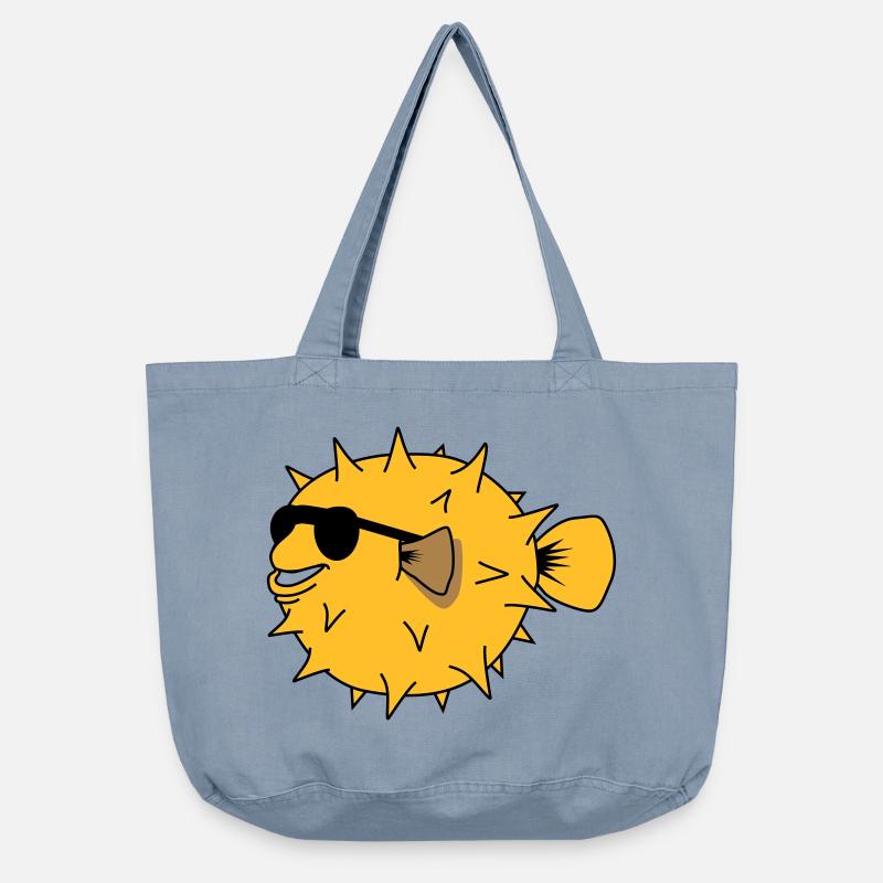 YEAH COOL - Vintage-washed Shopper - vintage light blue