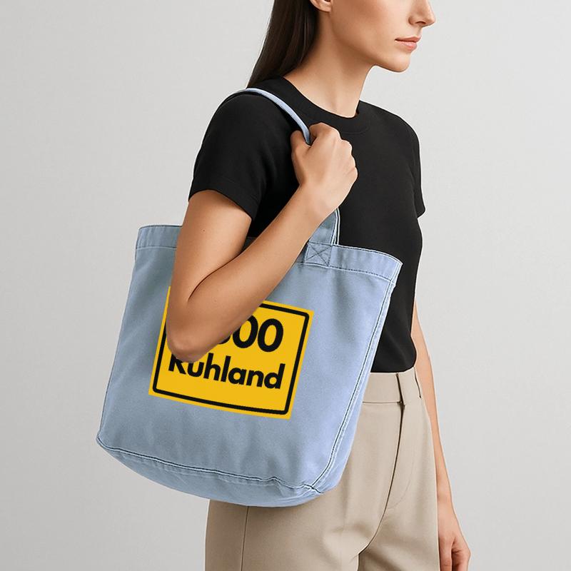 OLD POSTCODE POSTCODE, BRANDENBURG 7800 RUHLAND Vintage-washed Shopper