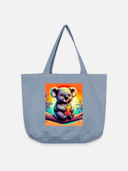 Koala - Vintage-Washed Shopper - vintage light blue