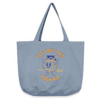 Faisons ce paquet Arracher de nouveaux tirages CardBreak - Sac cabas vintage délavé - vintage light blue - Devant