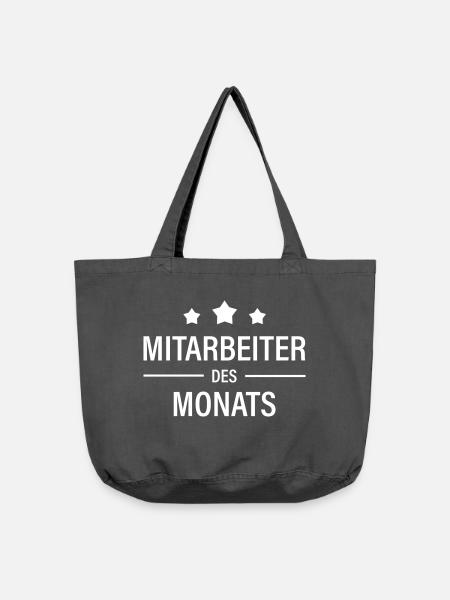 Mitarbeiter des Monats - Vintage-Washed Shopper - Vintage Schwarz