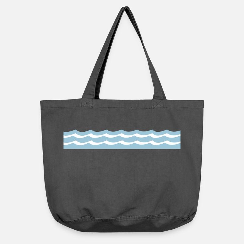 waves - Vintage-washed Shopper - vintage black