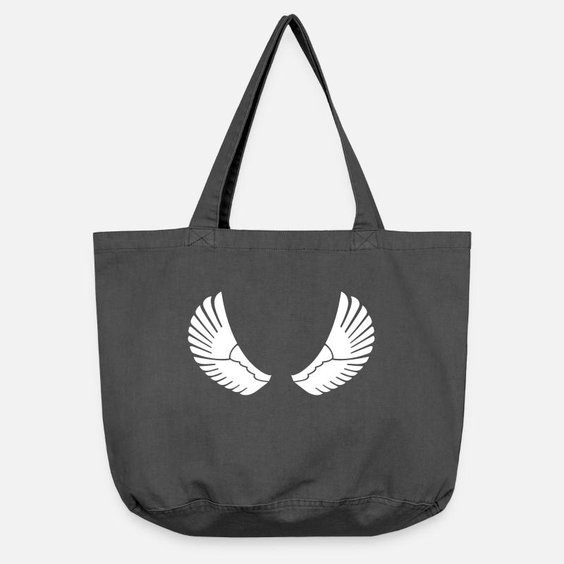 wings - Vintage-washed Shopper - vintage black