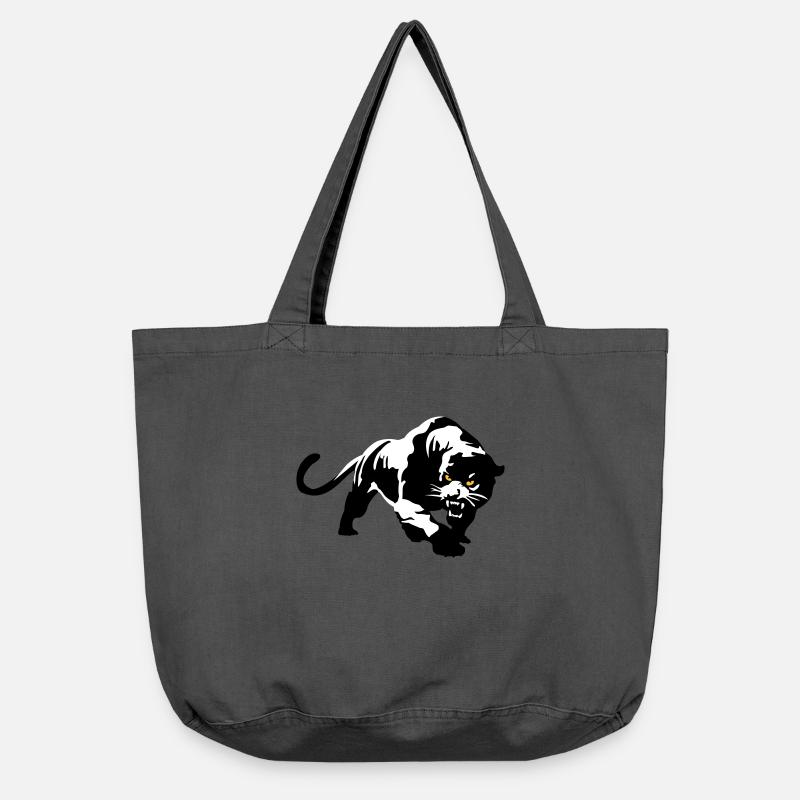 panther - Vintage-washed Shopper - vintage black
