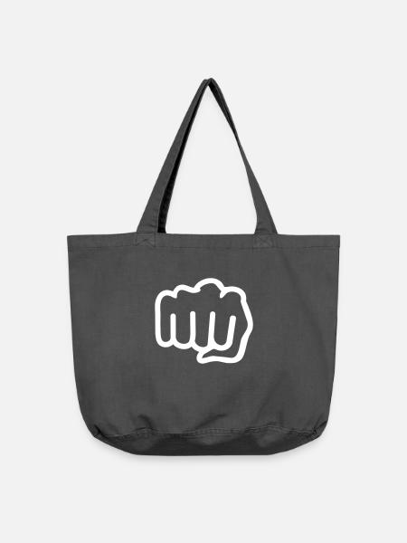 Faust - Vintage-Washed Shopper - Vintage Schwarz