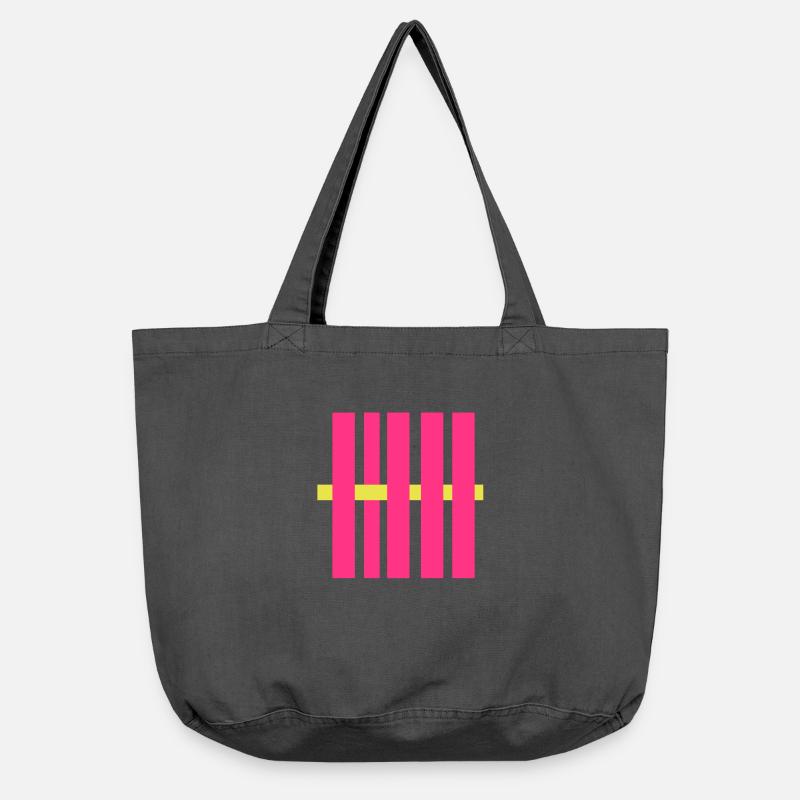 fence - Vintage-Washed Shopper - Vintage Schwarz