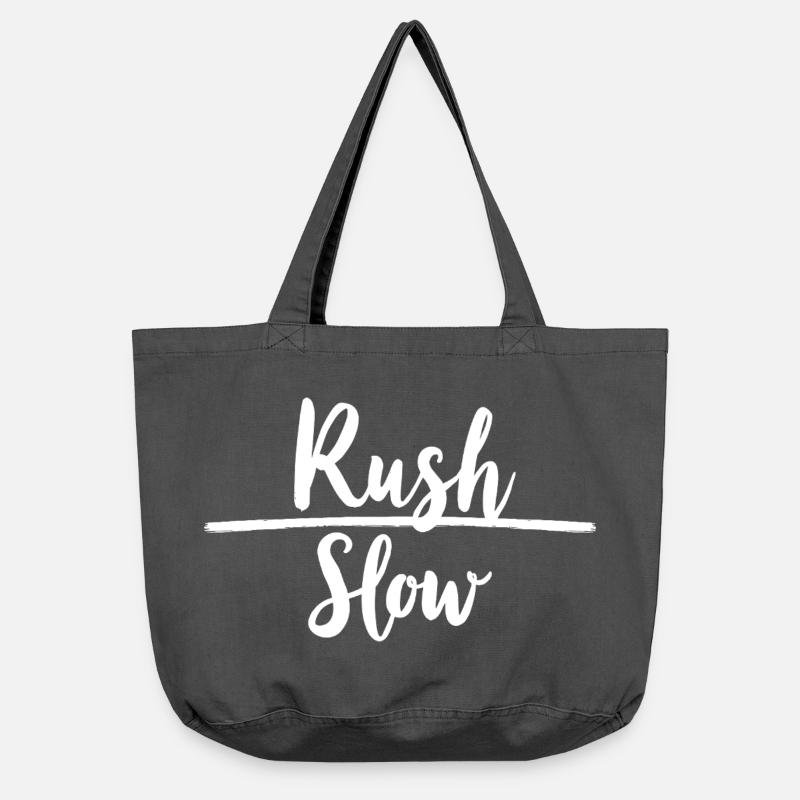 Rush Slow Hustle vs Serenity - Vintage-washed Shopper - vintage black