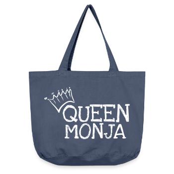 First name Monja - Vintage-washed Shopper - vintage denim - Front