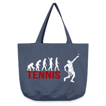 Evolution Tennis - Vintage-Washed Shopper - Vintage Denim - Vorne