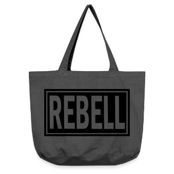 rebell outlaw nomads rock motorcycle biker patch - Vintage-washed Shopper - vintage black - Front