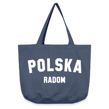 RADOM Polska Pologne Polen - Sac cabas vintage délavé - vintage bleu jeans - Devant