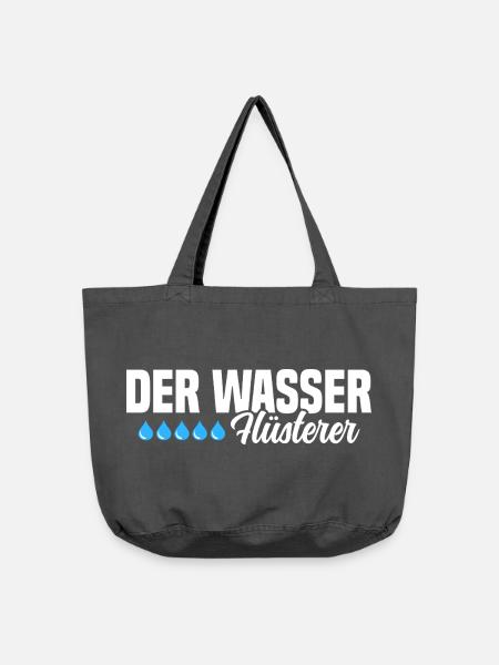 Der Wasser Flüsterer - Vintage-Washed Shopper - Vintage Schwarz