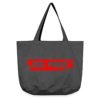 Profitez Marché boursier Trader en bourse - Sac cabas vintage délavé - noir vintage - Devant