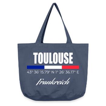Toulouse - Vintage-washed Shopper - vintage denim - Front