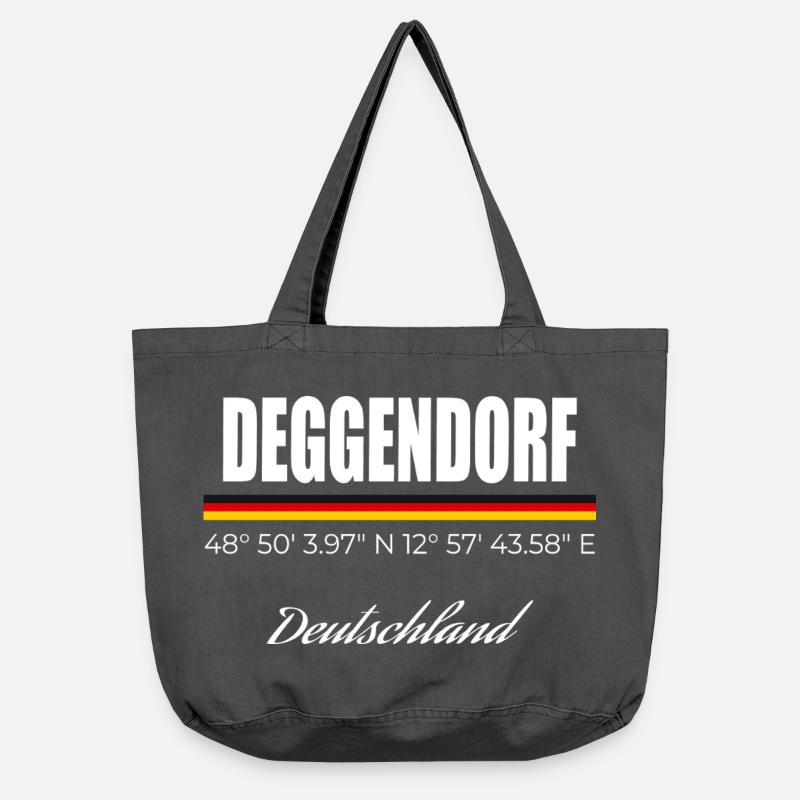 Deggendorf - Vintage-Washed Shopper - Vintage Schwarz