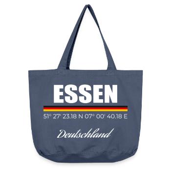 Essen - Vintage-Washed Shopper - Vintage Denim - Vorne