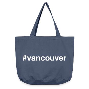 VANCOUVER Canada Kanada - Sac cabas vintage délavé - vintage bleu jeans - Devant