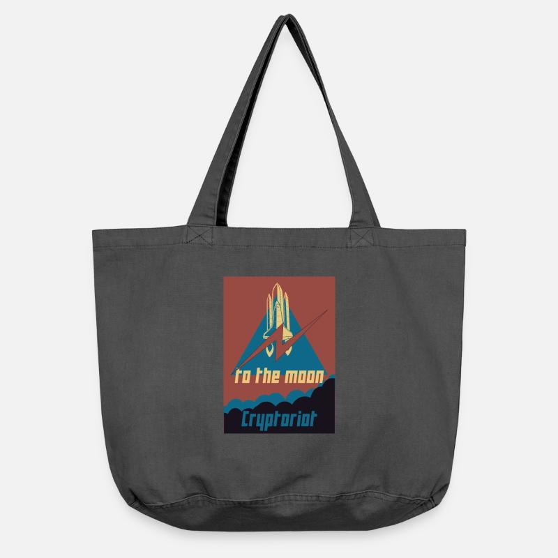 Cryptoriot - Sac cabas vintage délavé - noir vintage