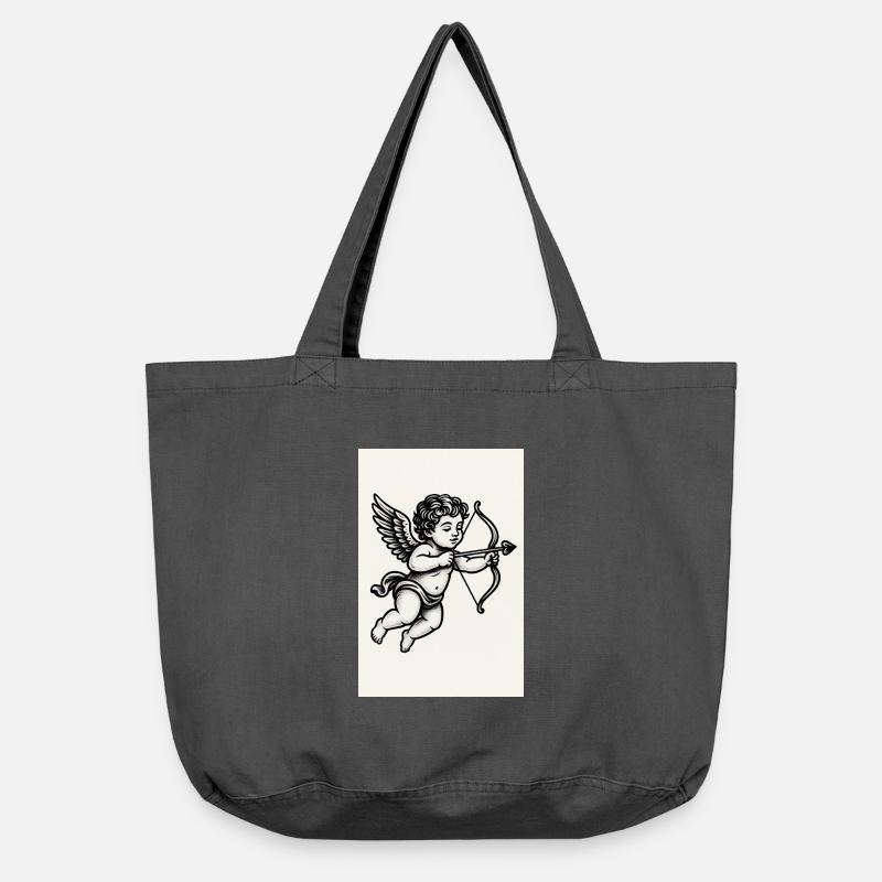 Engel - Vintage-Washed Shopper - Vintage Schwarz