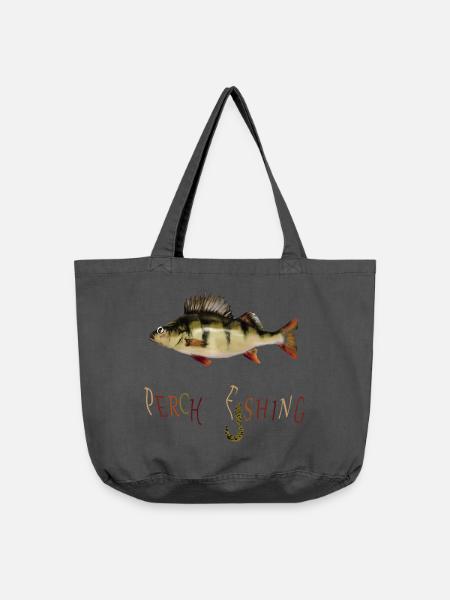 Barsch Angler - Vintage-Washed Shopper - Vintage Schwarz