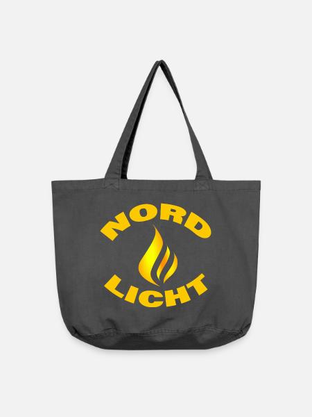 NORDLICHT - Vintage-Washed Shopper - Vintage Schwarz