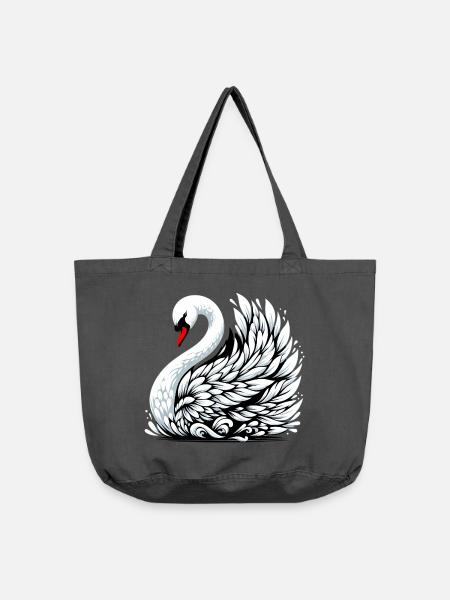 Schwan - Vintage-Washed Shopper - Vintage Schwarz