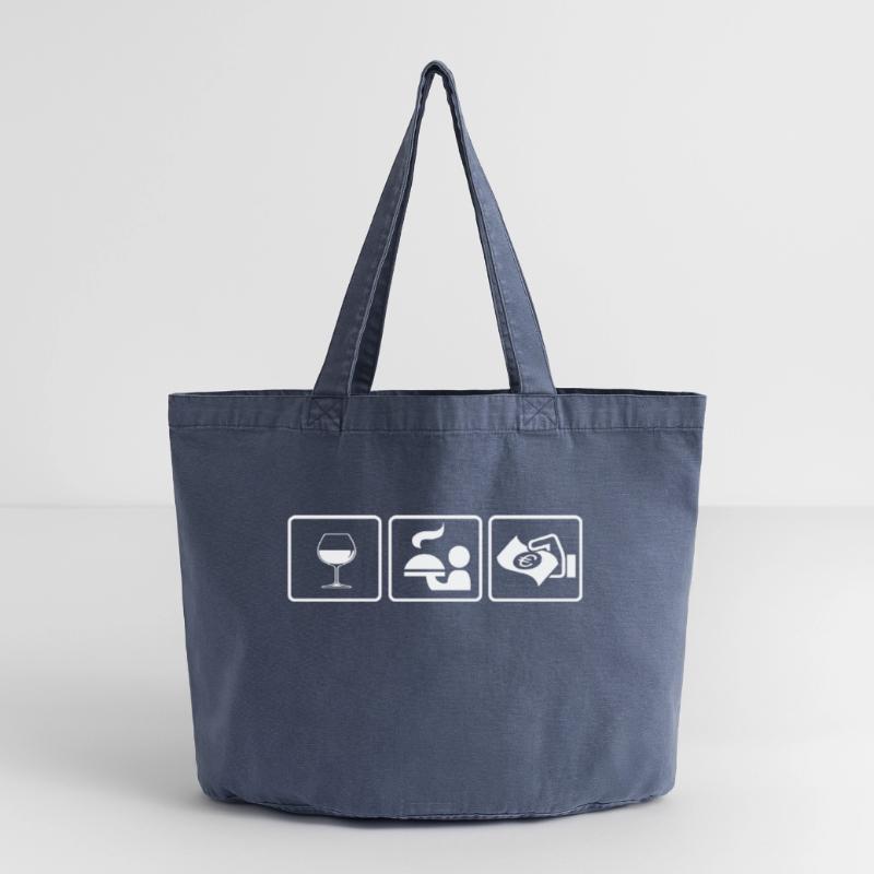 Kellner oder Kellnerin? Die Geschenkidee Vintage-Washed Shopper