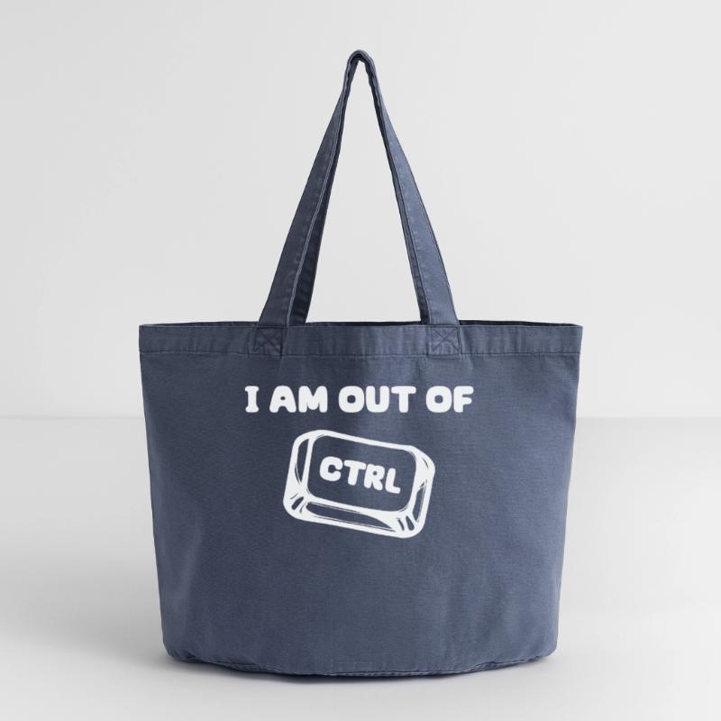 Developer Cooler Saying Scripting Code Computer Vintage-washed Shopper