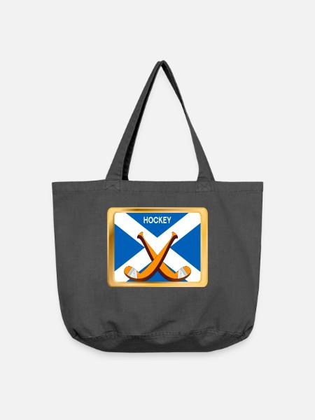 Schottisches Eishockey - Vintage-Washed Shopper - Vintage Schwarz