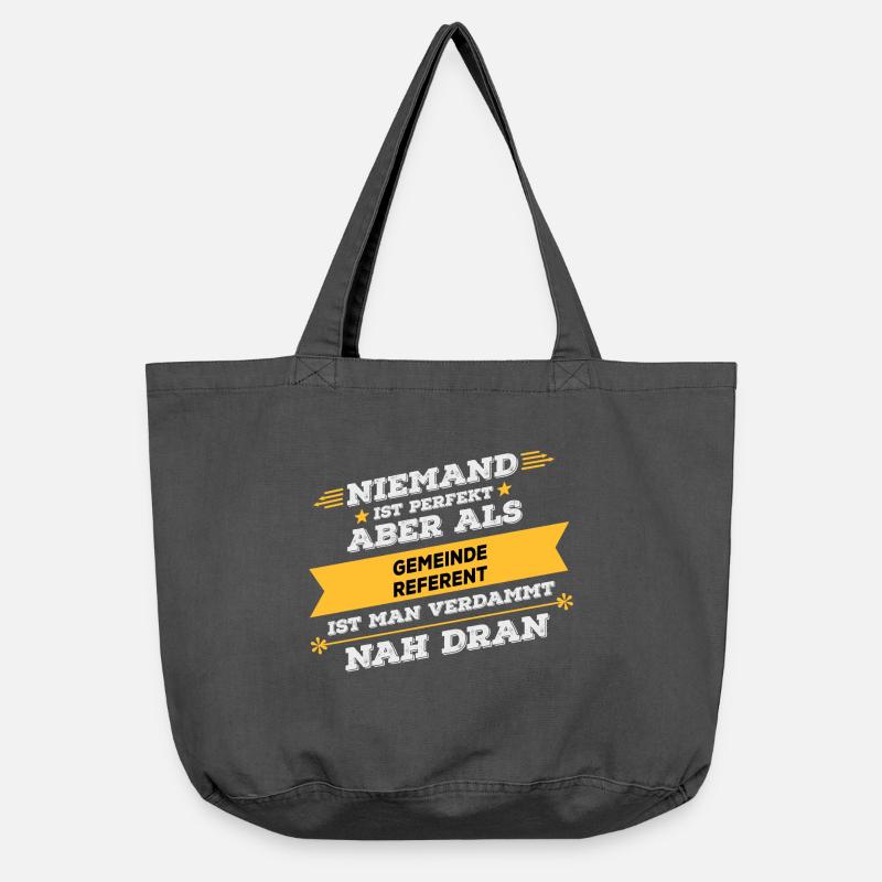 Gemeindereferent Beruf Geschenk - Vintage-Washed Shopper - Vintage Schwarz