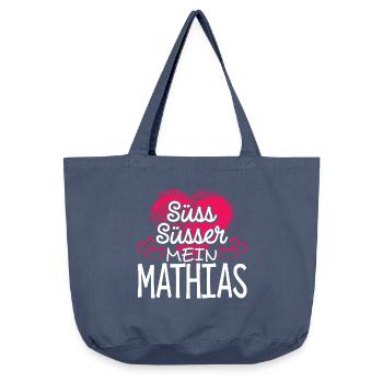 MATHIAS - süss - Vintage-Washed Shopper - Vintage Denim - Vorne
