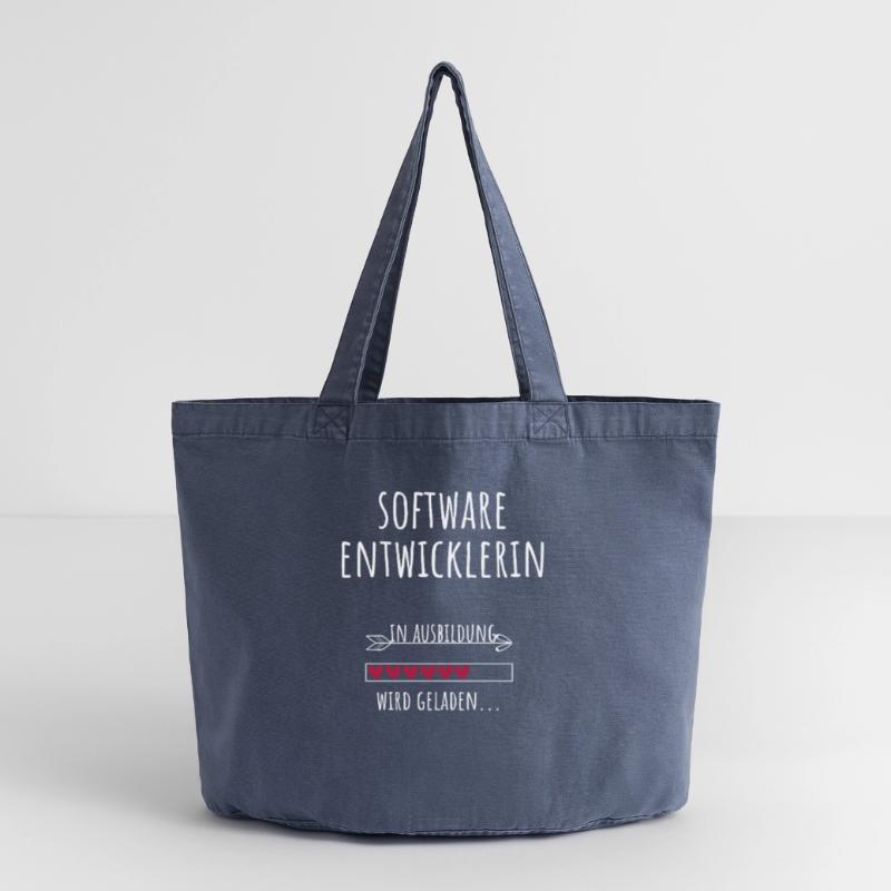 Software Developer Computer Science Studies Profession Vintage-washed Shopper