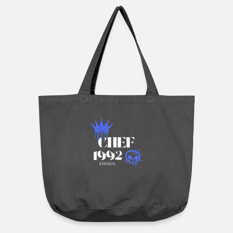 Chef Edition 1992 33 Geburtstag Spruch - Vintage-Washed Shopper - Vintage Schwarz