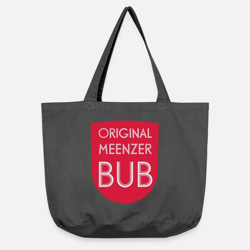 Original Meenzer Bub - Vintage-Washed Shopper - Vintage Schwarz
